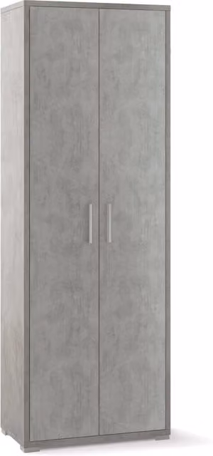 Armadio 2 Ante 71x199x41 cm Cemento