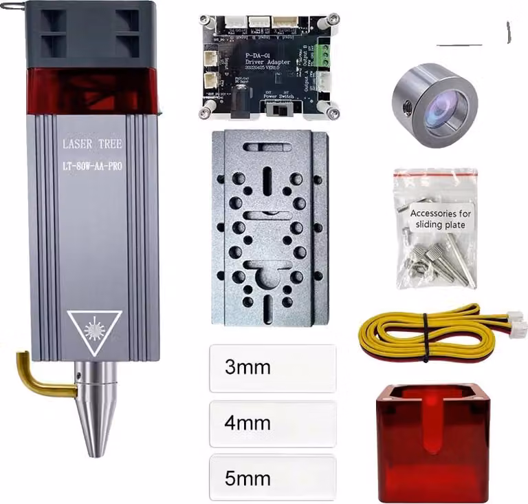 Modulo laser, laser blu 450 nm, incisione laser CNC, 10 W AA-PRO KIT-12V