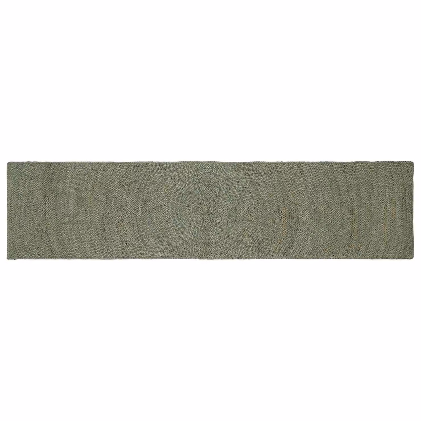 Tappeto in juta vidaXL verde per area living, L: 60 cm, P: 250 cm