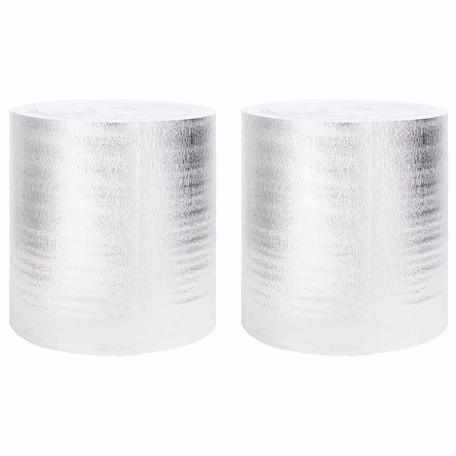 Set di 2 riflettori di calore per termosifoni vidaXL Argento 25 x 0,5 m