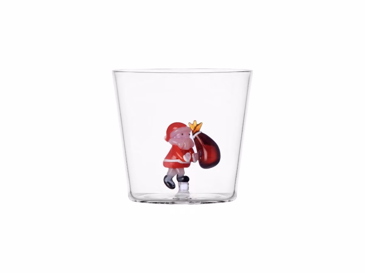 Christmas Tales Tumbler - Babbo Natale con Sacco Color Ambra