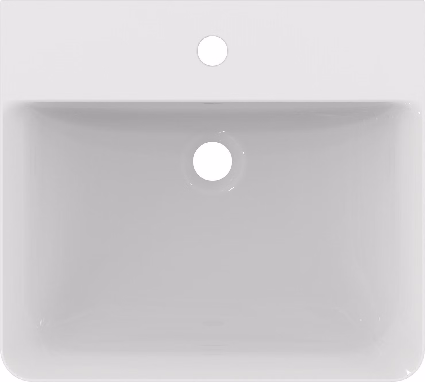 Ideal Standard Connect Air lavabo 500mm, 1 trou de robinet, avec trop-plein, E030101, E030101