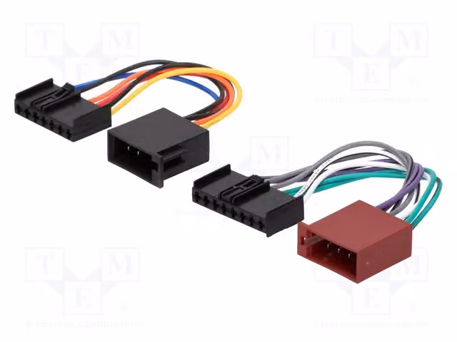 1 connettore radio, standard ISO, compatibile con Lincoln e Mercury, connettore per autoradio