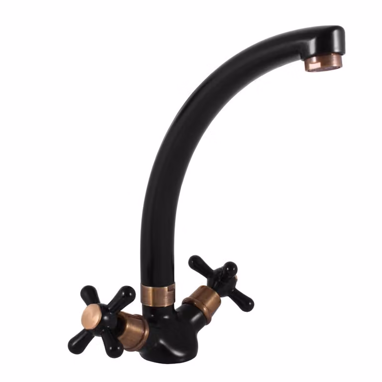 Rubinetto per lavabo nero Slezák RAV MK120.0 / 3CMATSM