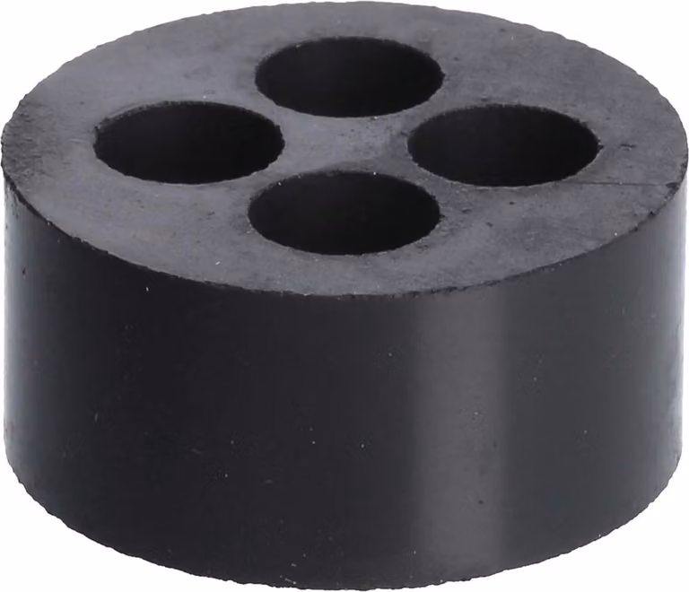 LAPP Inserti a densità multipla per raccordi M32, modello DIX-M32470, in gomma nitrilica butilica (NBR), colore nero - 1 pezzo