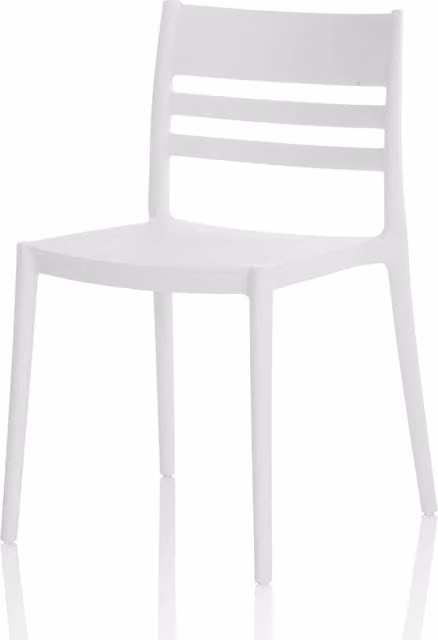 Set 4 Sedie da interno/esterno SHYLA bianco