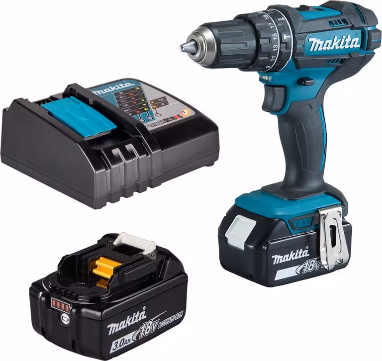 Makita DHP482RFE Makita Akku-Schlagbohrschrauber DHP482RFE 2x3.0Ah/18V