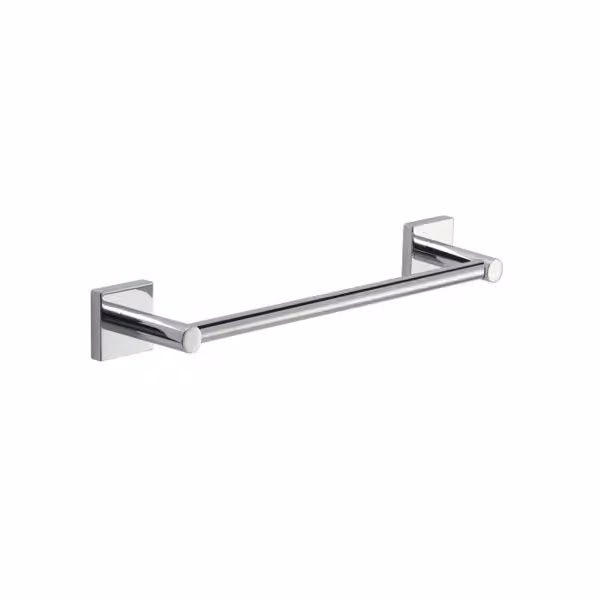 Portasalviette 30 cm da muro in acciaio inox AISI 304 e Cromall FJ21-30 Gedy serie FUJI Cromato