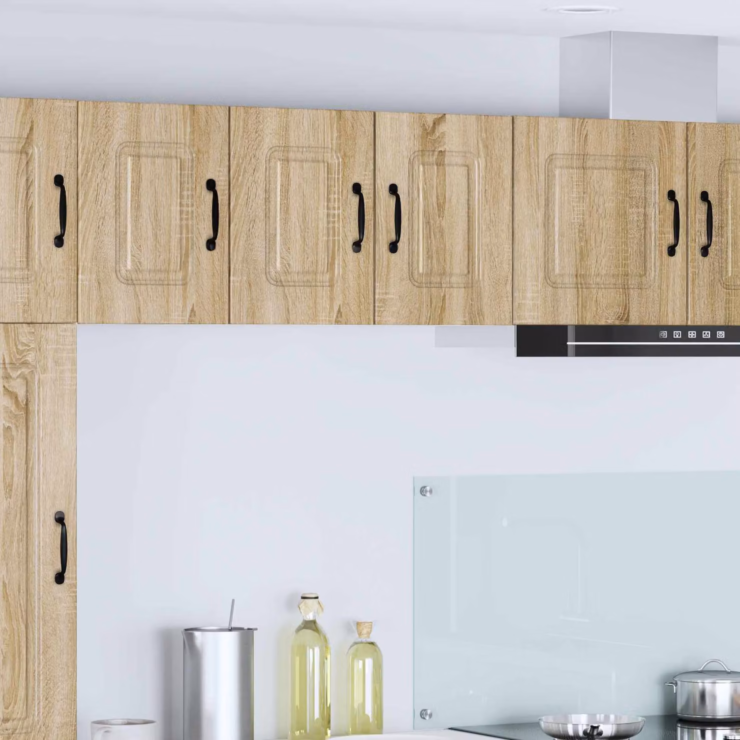 vidaXL Mobiletto da cucina Kalmar in legno Rovere Sonoma marrone L: 30 cm, P: 31 cm, H: 40 cm