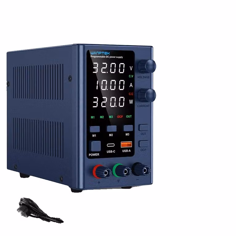 Alimentatore DC, tensione regolabile, display digitale, EPS3010 32V10A