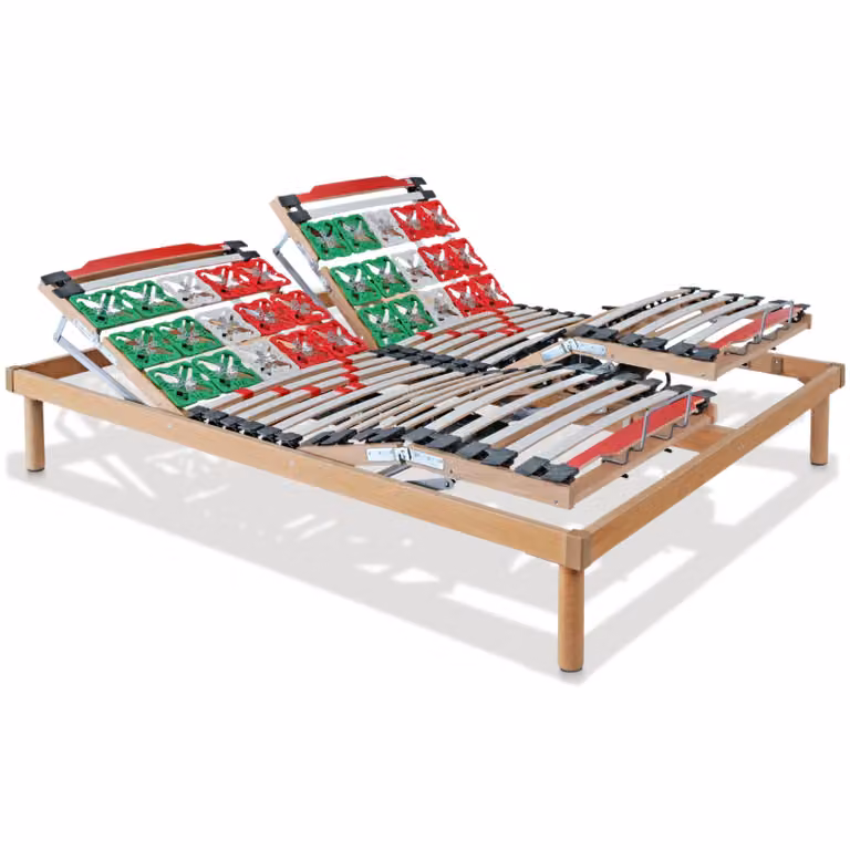 Rete Elettrica a Doghe in Legno FUTURA 160x190 cm