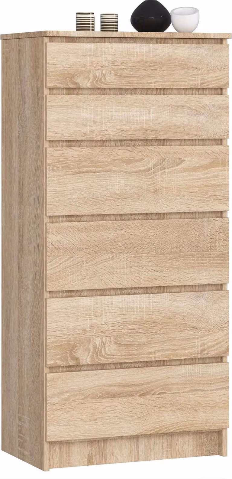 Komò K60 - Elegante Rovere Sonoma con 6 cassetti