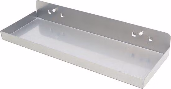 Tavolo porta-attrezzi, dimensioni 350 x 125 mm. Adatto per pannelli porta-attrezzi