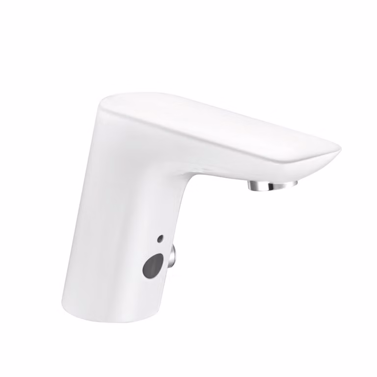 KLUDI BALANCE Robinetterie de lavabo électronique, montage monotrou, hauteur de bec 105mm, alimentation secteur, 5220091, 5220091