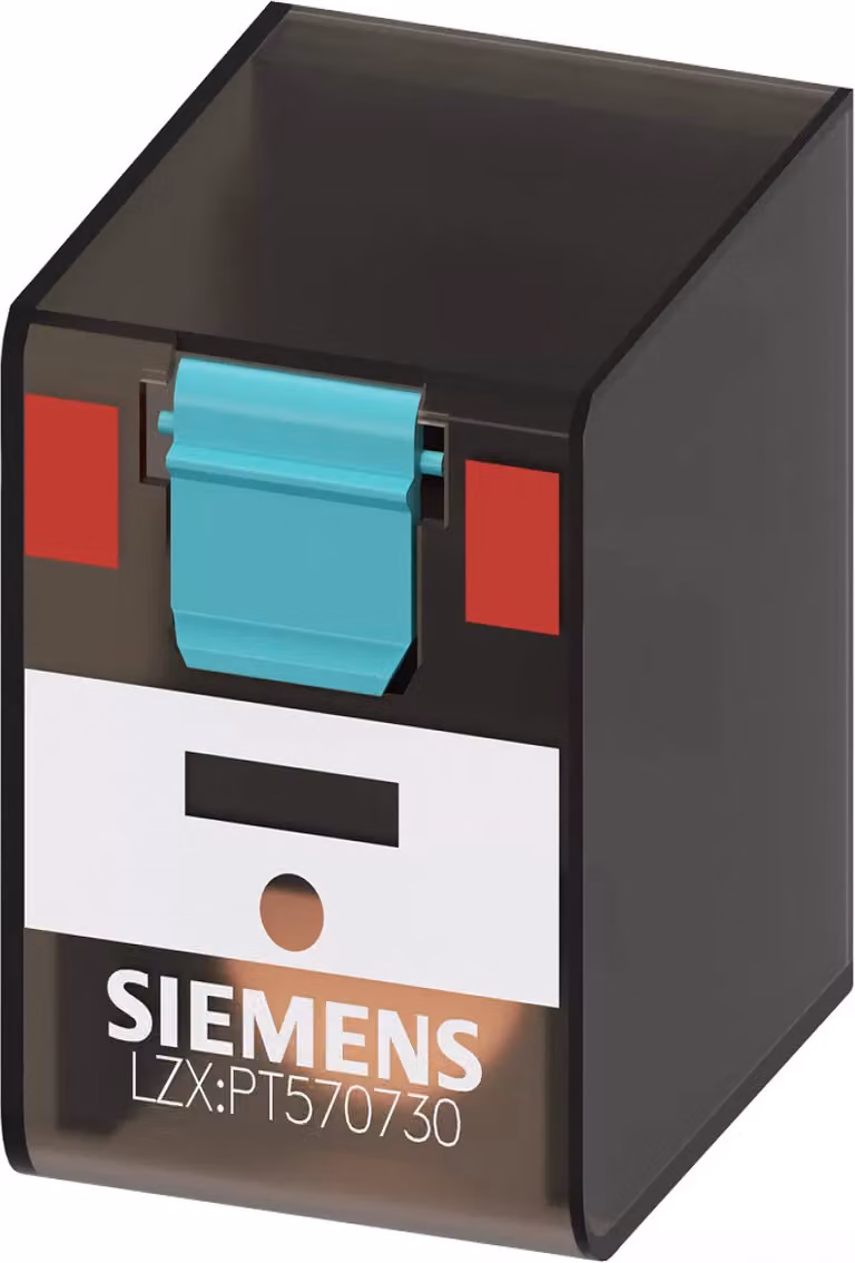 Relè a innesto Siemens, 4 contatti in scambio, 115 V CA, 6 A, B = 22,5 mm, compatibile anche con zoccolo LZS LZX:PT570615
