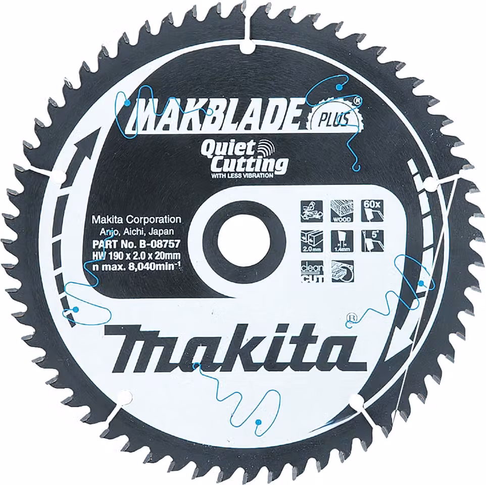 Lama circolare Makita, MAKBLADE PLUS 350 x 30 mm - 100 denti