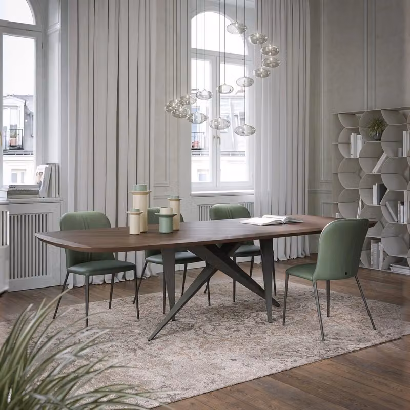 Tavolo Thunder Silk Wood Tonin Casa