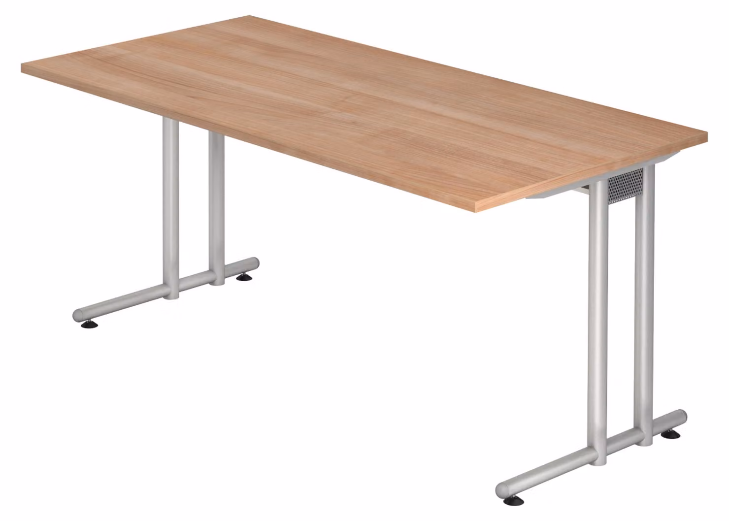 bümö Scrivania Serie-N - Dimensioni: 160 x 80 cm, Decorazione: Noce