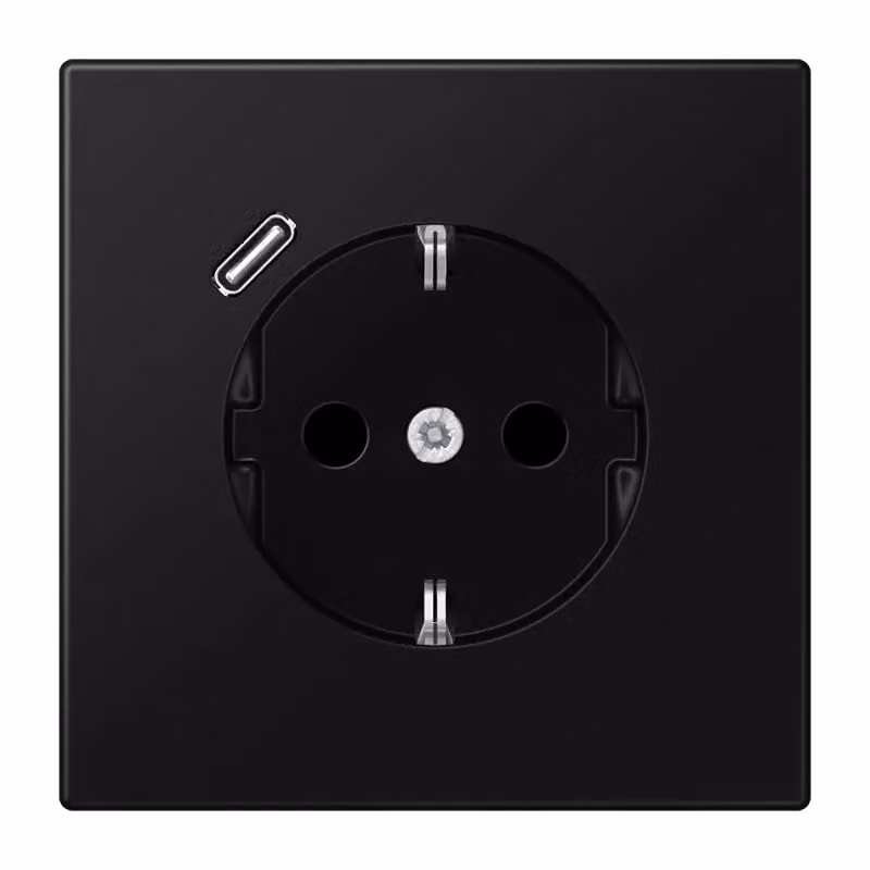 Presa SCHUKO con USB tipo C - Presa LS1520-18CSWM