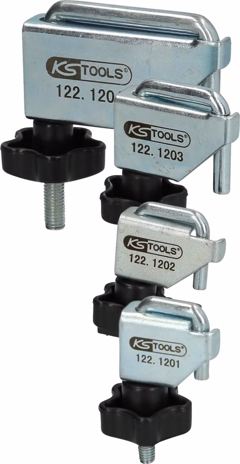 KS TOOLS Schlauch-Klemmen-Satz, 4-tlg. (122.1200)