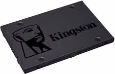 SSD interno Kingston A400 Series SATA da 2.5 pollici, 480 GB, Nero