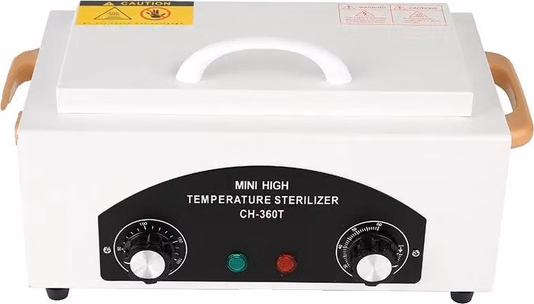 Sterilizzatore per strumenti, timer regolabile, resistente alle alte temperature, BIANCO