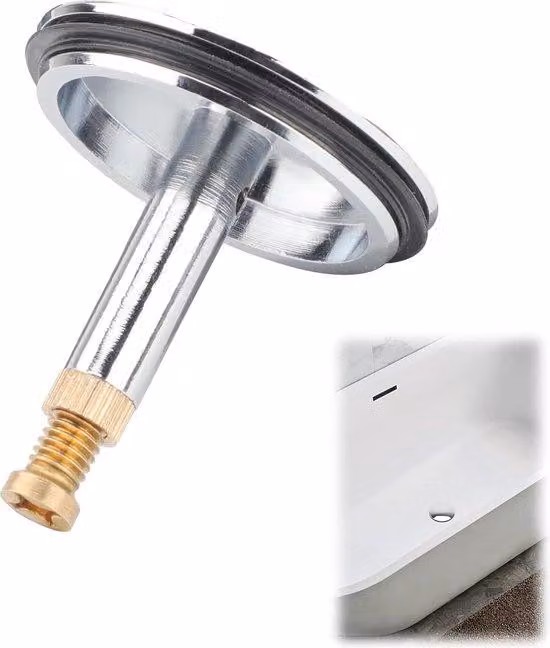 Viti universali per mobili da bagno in acciaio da 44 mm - per vasche da bagno e lavabi