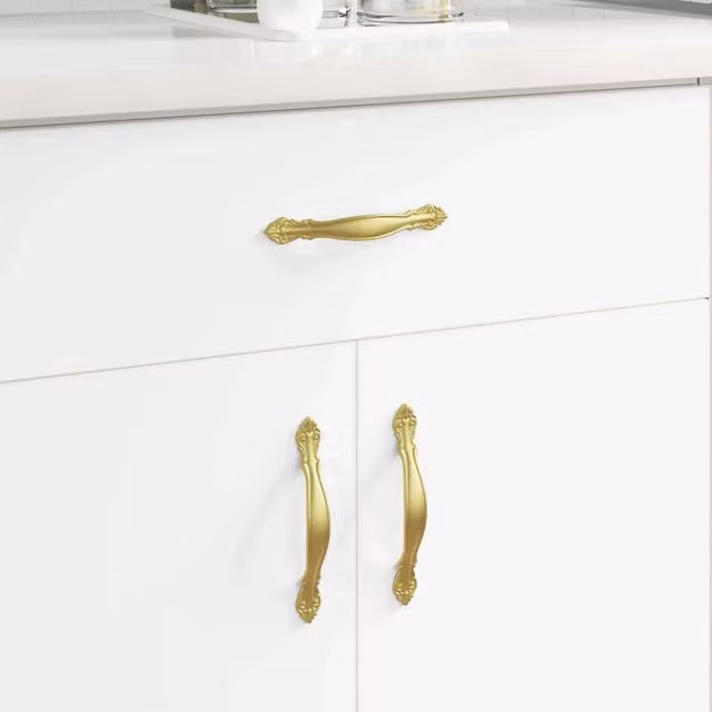 Maniglia a arco vidaXL in lega di zinco color oro lucido