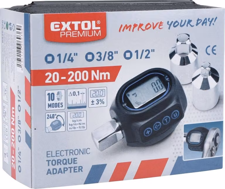 Adattatore digitale per drehmoment, 1/2", 20-200Nm