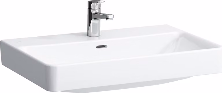 LAUFEN PRO S lavabo, 1 trou pour robinet, avec trop-plein, 700x465mm, H8109674001041, H8109674001041