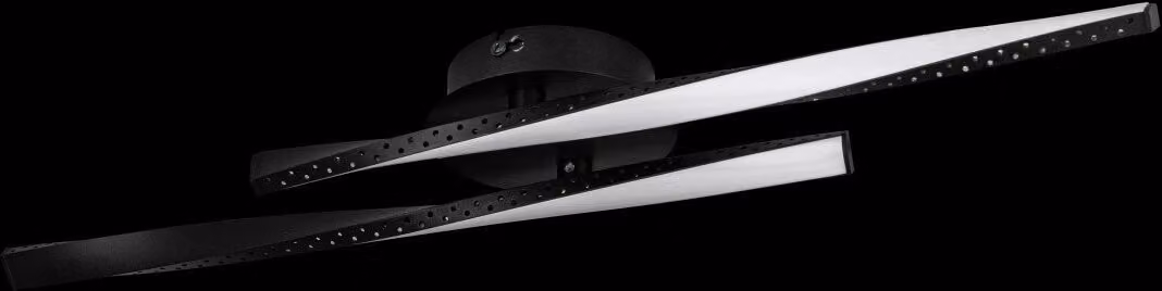 Eglo 75685 ADEJE LED parete/soffitto 8W 590x100mm Bianco nero Bianco caldo