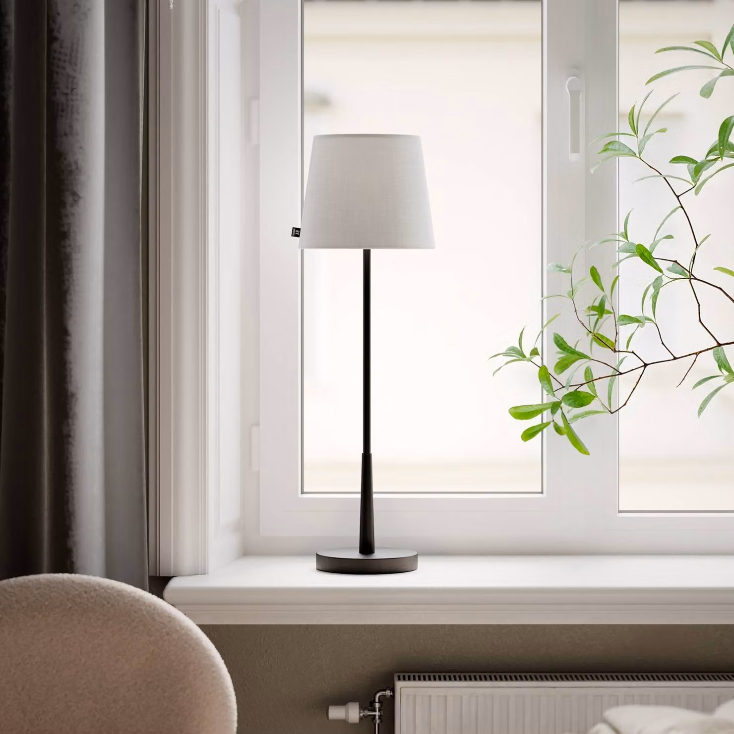 By Rydéns Lampada da tavolo Lumi, Nero, Soggiorno / Sala da pranzo, Metallo, Lampada da tavolo