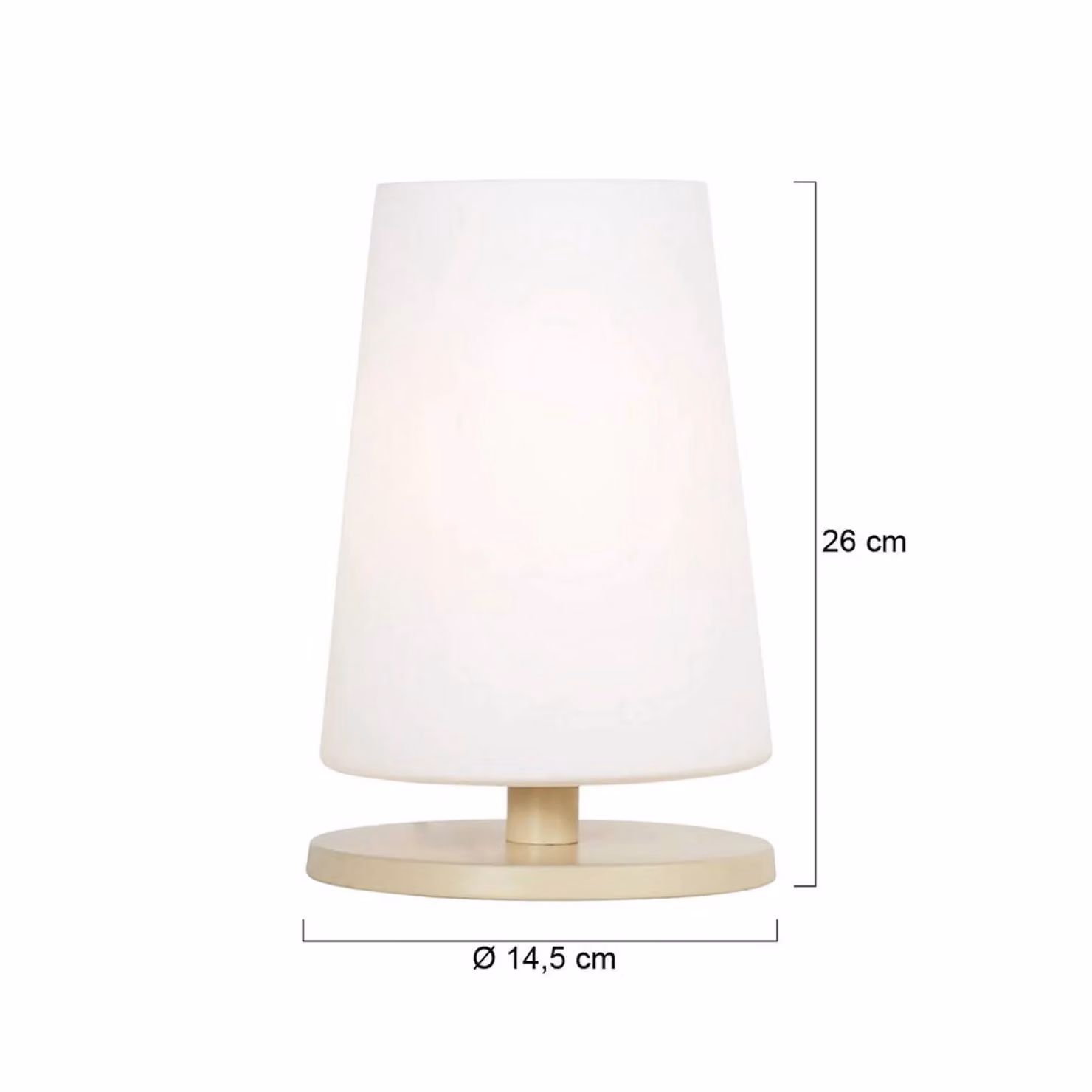 Steinhauer Lampada da tavolo Ancilla, Crema / Ambra, Soggiorno / Sala da pranzo, Metallo, Lampada da tavolo