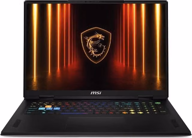 Laptop MSI Vector 18 HX AI Nero con Intel, 32GB RAM, 1TB SSD e Windows 11, Scheda Video RTX 5090
