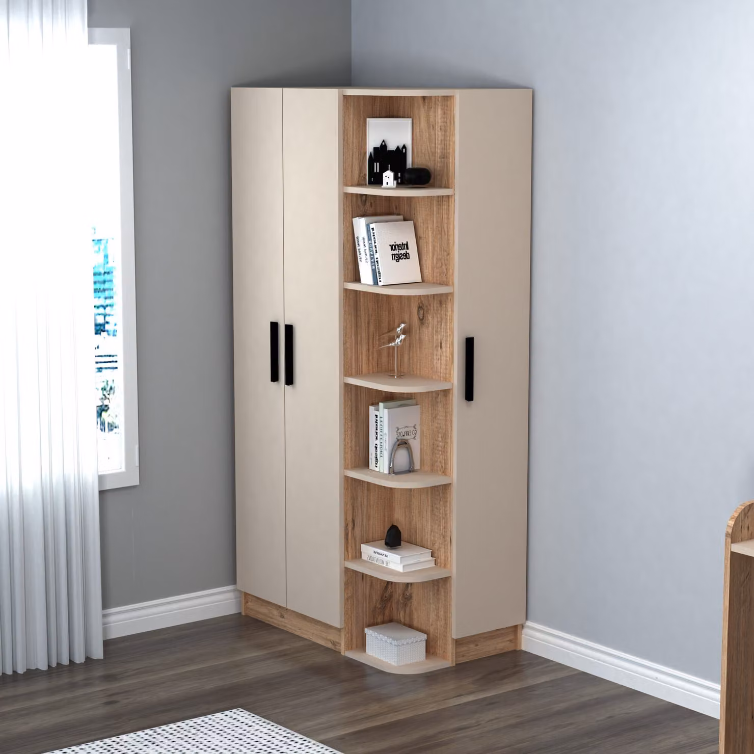 Skye Decor, Luses, Appendiabiti, Pino Atlantico, 90 x 181,8 x 50 cm