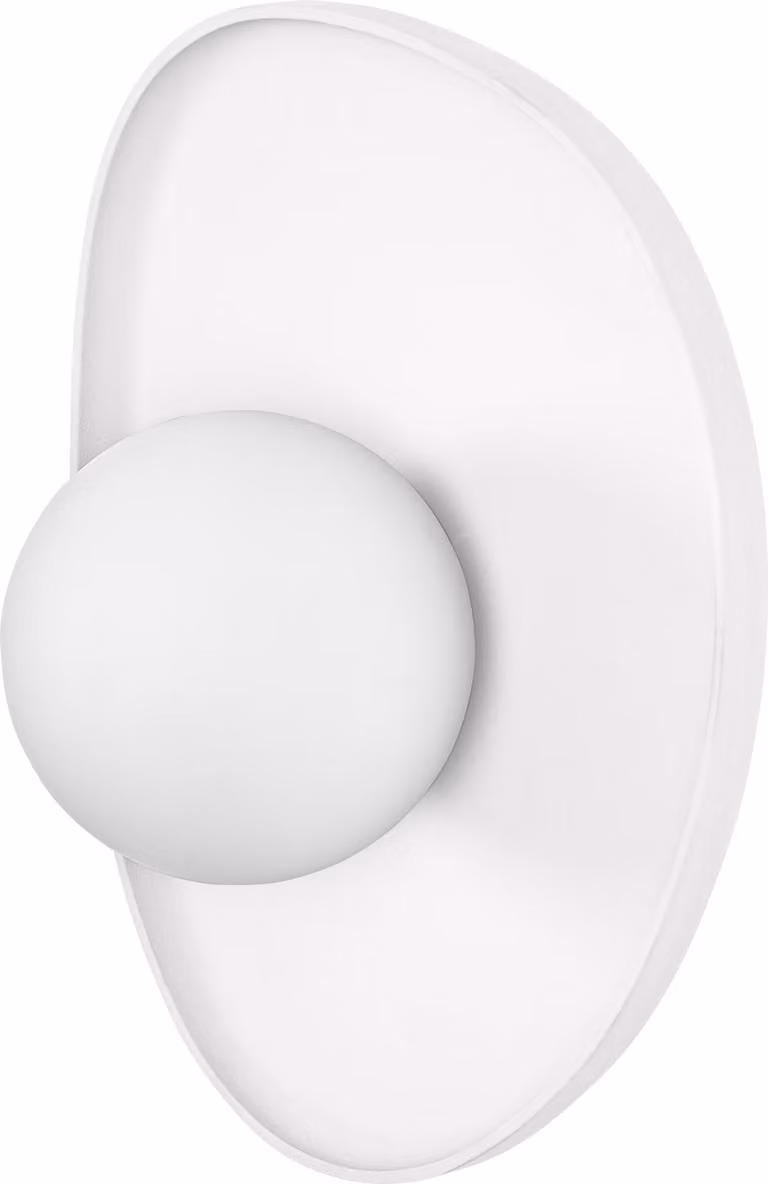 OSRAM Decor Plaster Nest Applique decorativa in gesso, con base a innesto G9, IP20, bianco