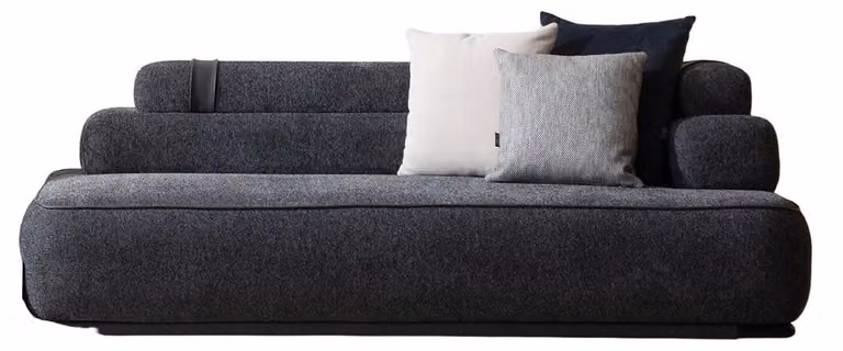 Dreisitzer Polstermöbel Couch 200cm Wohnlandschaft Sofa Sitzpolster