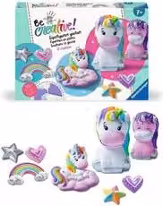 Set di creazioni con gesso a tema unicorni multicolore Ravensburger Be Creative