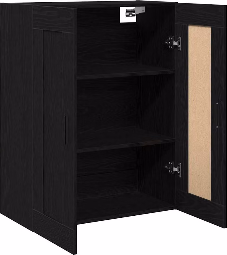Mobile a muro Rovere Nero 69,5 x 34 x 90 cm Legno multistrato