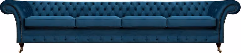 Wohnzimmer Chesterfield Einrichtung Polstermöbel Sofa Couch Viersitzer