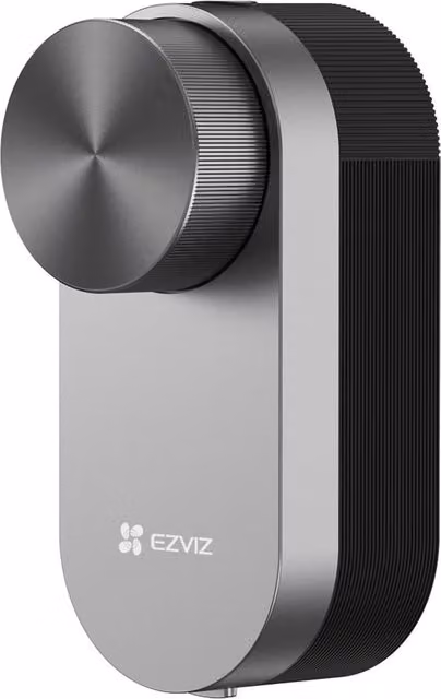 Serratura Smart Elettromeccanica EZVIZ DL01 PRO con Cilindro a Profilo Europeo, Colore Argento