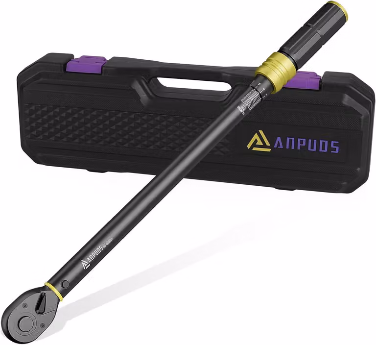 Chiave dinamometrica da 1/2 pollice, con coppia da 60 a 460 Nm, precisione di ±3%, cricchetto a 72 denti, adatta per auto e trattori