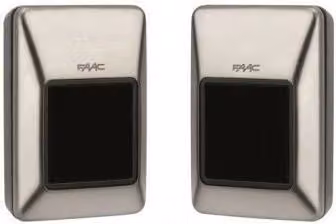 Fotocellula da parete FAAC XP 30 B XP30B in acciaio inox argento per automazione originale