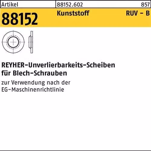 Dischi Reyher RUV cr. 4,8 5,0x10,1x1,6 881526020048000 (100 pezzi)
