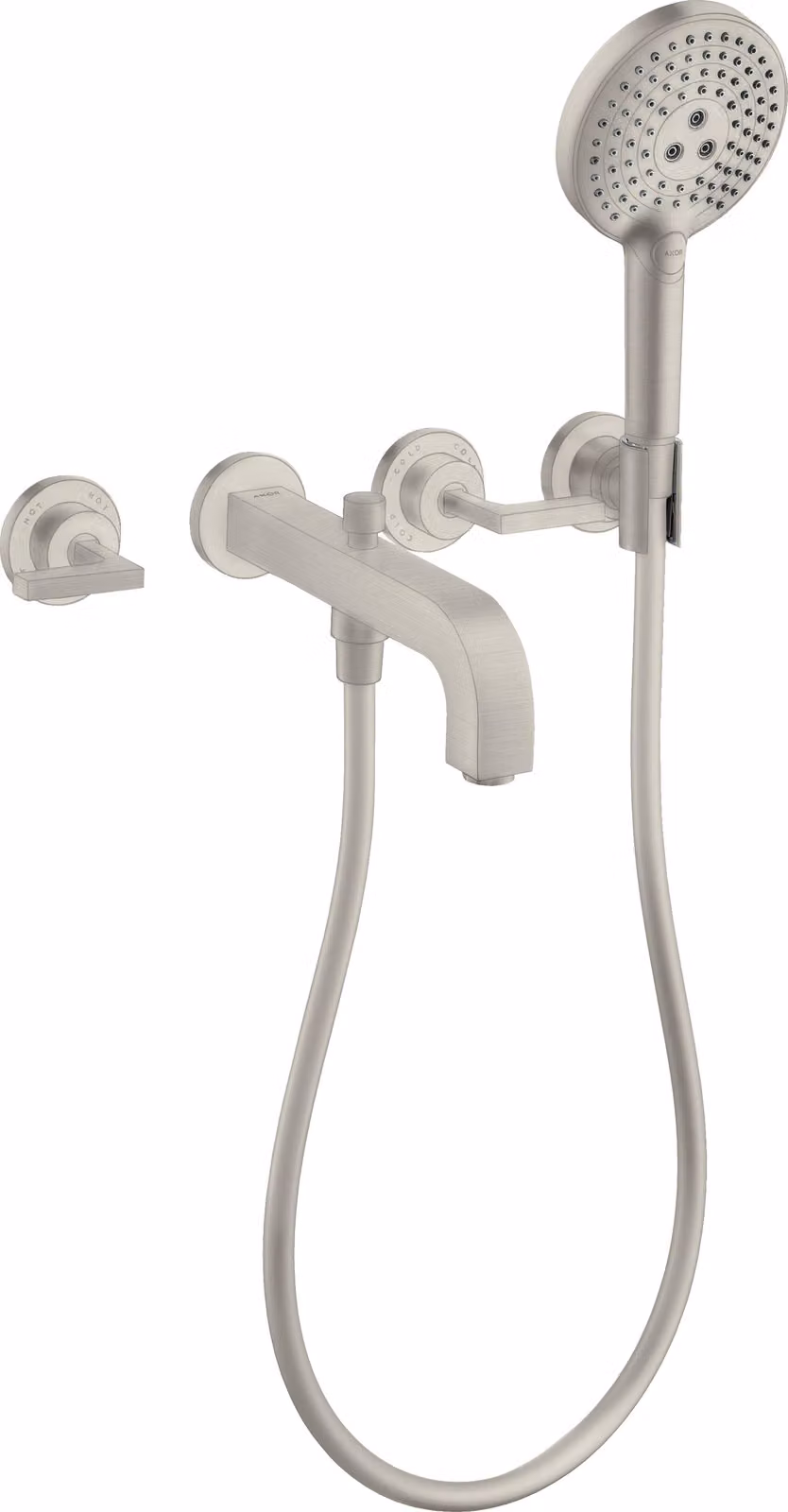 hansgrohe AXOR Citterio mitigeur bain 3 trous avec béqu'illes, 39448800, 39448800
