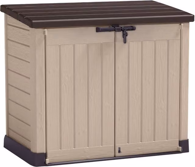 Baule da Esterno Keter Store-it-Out Max 145,5x82x125 cm in Resina Beige