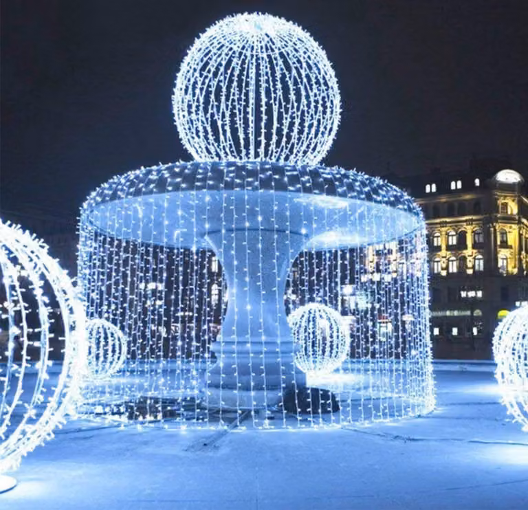 Jopassy 100M 500 LED luci fiabesche bianco freddo 8 modalità di luce festa giardino interno esterno decorazione luci di Natale IP44