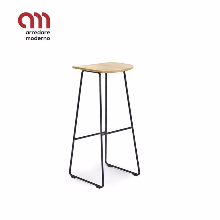 Sgabello Klejn bar stool wood Infiniti Design