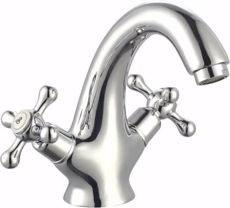 ROUSSEAU Beverley mechanical basin mixer tap - Fixed