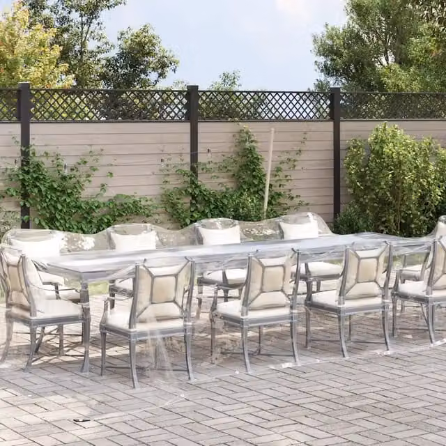 Telone Trasparente con Occhielli 4x10 m in PVC